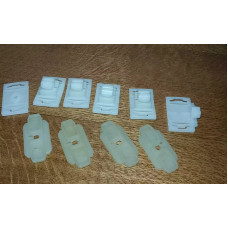 Audi 100 91-94 Rear door mouldings clips (10pcs)