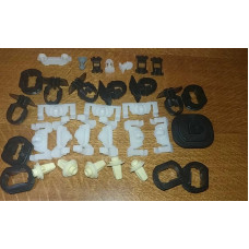 Mercedes W210 95-03 Low sill clips kit (34pcs)