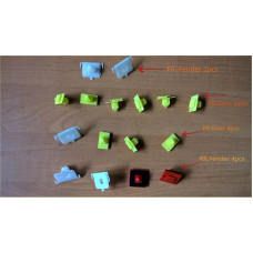 Land Cruiser 100 98-2007 Door,Fender moulding clips (16pcs)