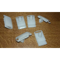 Toyota Land Cruiser 80, 90-97 Fr. bumper chrome molding clips (6pcs)
