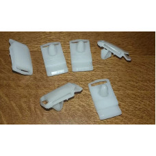 Toyota Land Cruiser 80, 90-97 Fr. bumper chrome molding clips (6pcs)
