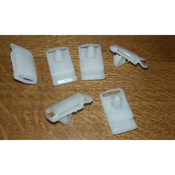 Toyota Land Cruiser 80, 90-97 Fr. bumper chrome molding clips (6pcs)